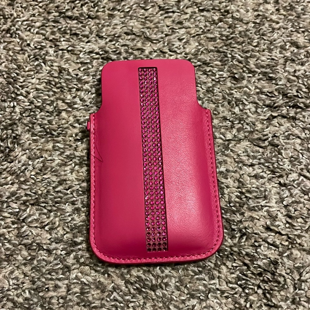 BRAND NEW Swarovski Playtime Fuchsia IPhone Case for 4 to 4S